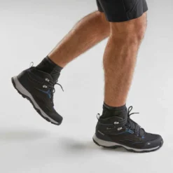 Quechua Chaussures Imperméables De Randonnée Montagne - MH100 Mid Noir - Homme -Sportmania chaussures impermeables de randonnee montagne mh100 mid noir homme 4