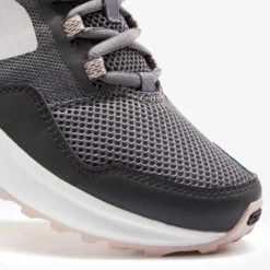 CHAUSSURES DE RUNNING FEMME KALENJI RUN ACTIVE GRIP GRIS ROSE -Sportmania chaussures jogging active grip gris corail femme 3