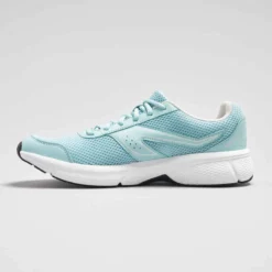 CHAUSSURES DE RUNNING FEMME KALENJI RUN CUSHION BLEU -Sportmania chaussures jogging cushion noir corail femme 6