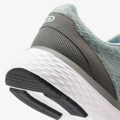 CHAUSSURES DE RUNNING FEMME KALENJI RUN SUPPORT KAKI -Sportmania chaussures jogging femme run support gris corail 2