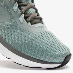 CHAUSSURES DE RUNNING FEMME KALENJI RUN SUPPORT KAKI -Sportmania chaussures jogging femme run support gris corail 3