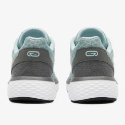 CHAUSSURES DE RUNNING FEMME KALENJI RUN SUPPORT KAKI -Sportmania chaussures jogging femme run support gris corail 5