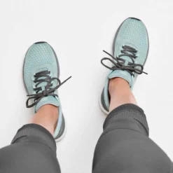 CHAUSSURES DE RUNNING FEMME KALENJI RUN SUPPORT KAKI -Sportmania chaussures jogging femme run support gris corail 8