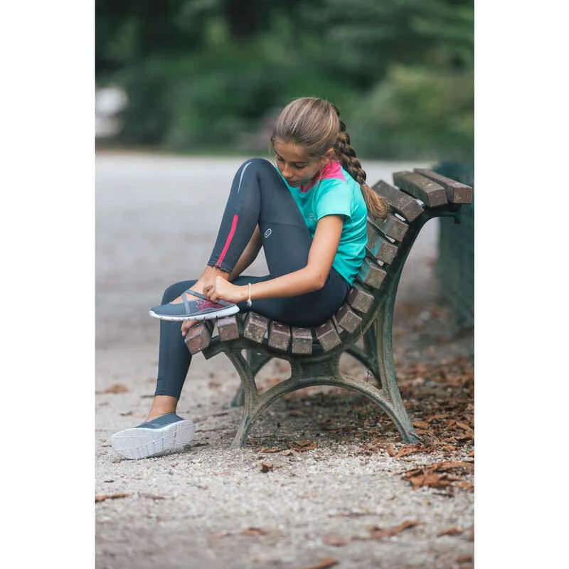 Chaussures Marche Enfant Ballerine Gris / Rose 5 Chaussures Marche Enfant Ballerine Gris / Rose – Image 5