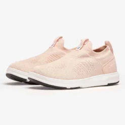 Chaussures Marche Urbaine Femme Slip On Knit Rose -Sportmania chaussures marche urbaine femme slip on knit rose 4