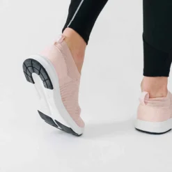 Chaussures Marche Urbaine Femme Slip On Knit Rose -Sportmania chaussures marche urbaine femme slip on knit rose 8