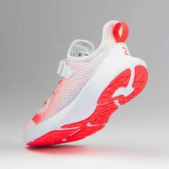 Decathlon Chaussures Enfant à Scratch - Flexibles Et Légères -Sportmania chaussures running enfant at flex run scratch roses et grises 5