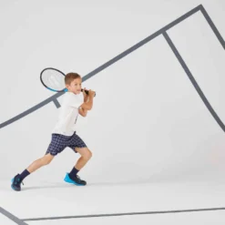 Artengo CHAUSSURES TENNIS ENFANT - TS500 FAST KD SCRATCH NIGHTSKY -Sportmania chaussures tennis enfant ts500 fast kd scratch nightsky 10