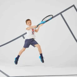 Artengo CHAUSSURES TENNIS ENFANT - TS500 FAST KD SCRATCH NIGHTSKY -Sportmania chaussures tennis enfant ts500 fast kd scratch nightsky 2