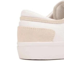 Chaussures Vulcanisées De Skateboard Adulte VULCA 500 II Blanche, / Blanche. -Sportmania chaussures vulcanisees de skateboard adulte vulca 500 ii blanche slash blanche 16