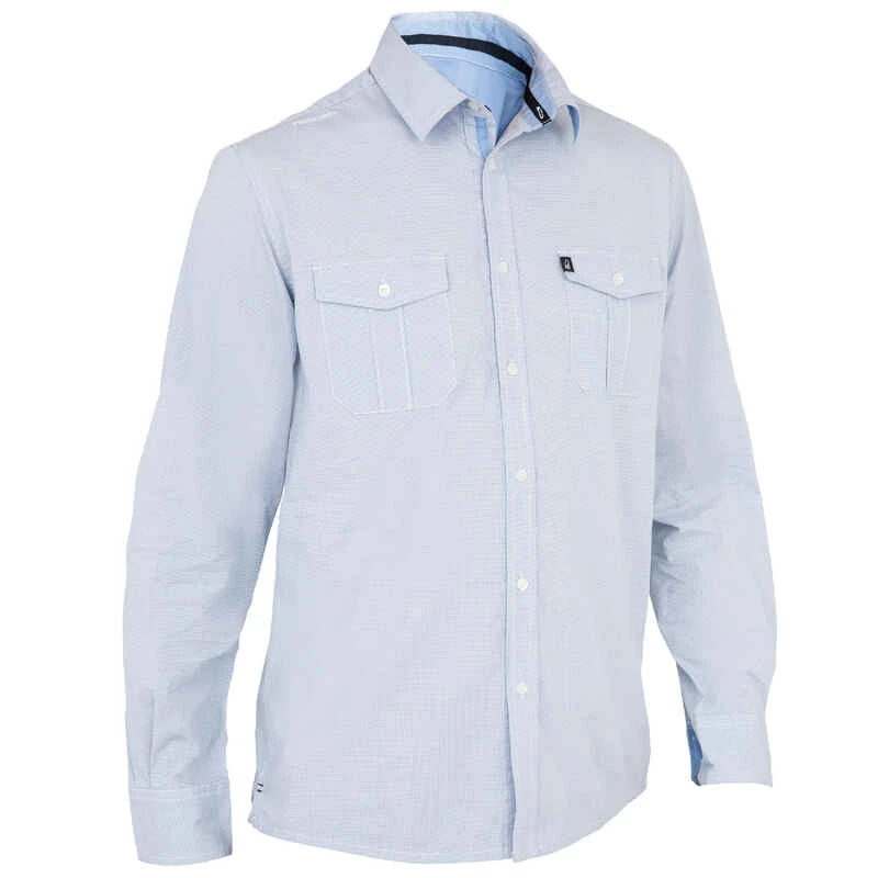 Tribord Chemise Bateau Homme SAILING 100 Bleu 1 Tribord Chemise Bateau Homme SAILING 100 Bleu