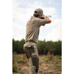 Chemise Manches Courtes Respirante Chasse Homme - SG100 Vert Clair -Sportmania chemise manches courtes respirante chasse homme sg100 vert clair 5