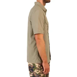 Chemise Manches Courtes Respirante Chasse Homme - SG100 Vert Clair -Sportmania chemise manches courtes respirante chasse homme sg100 vert clair 6