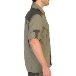 Chemise Manches Longues Légère Et Respirante Chasse Homme - 520 Kaki -Sportmania chemise manches longues legere et respirante chasse 520 kaki 5