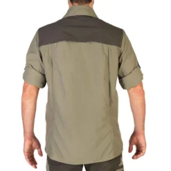 Chemise Manches Longues Légère Et Respirante Chasse Homme - 520 Kaki -Sportmania chemise manches longues legere et respirante chasse 520 kaki 7