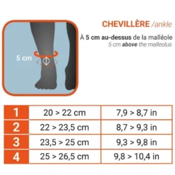 Chevillère De Maintien Ligamentaire Gauche/droite Homme/femme STRONG 500 Noire -Sportmania chevillere de maintien ligamentaire gaucheslashdroite hommeslashfemme strong 500 noire 2