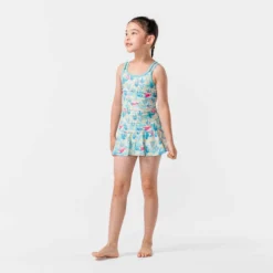 Girl Two-pieces Skirt Swimsuit - CN NOA 2P MERMAID BLUE -Sportmania cn noa tuamo martinica 3