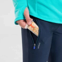 COLLANT DE RUNNING RESPIRANT ENFANT - KIPRUN DRY BLEU MARINE -Sportmania collant enfant d athletisme at 100 degrade corail fluo 2