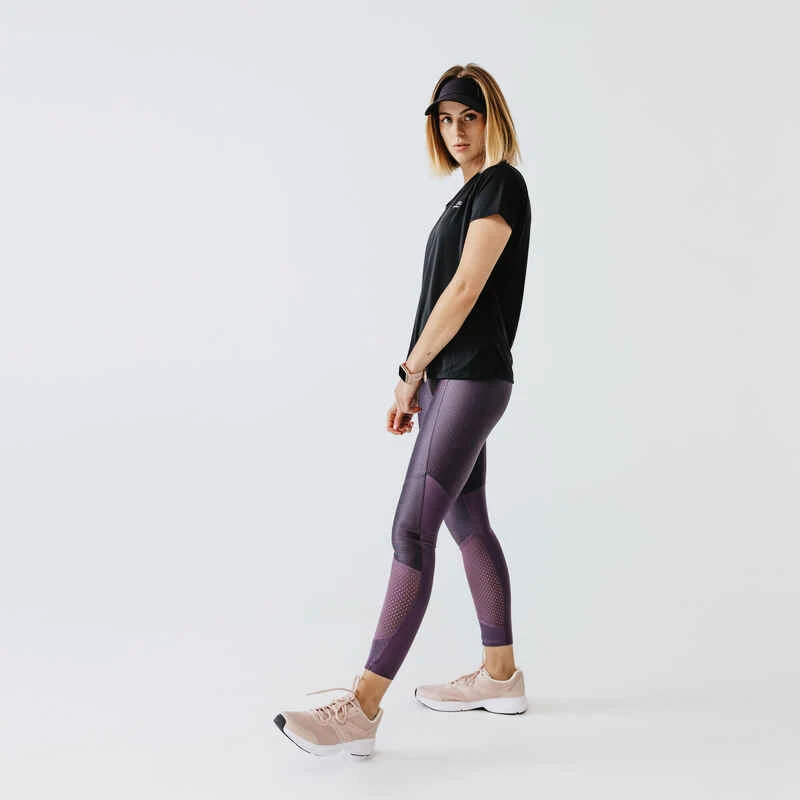 Kalenji Legging Long Running Respirant Femme - Dry+ Feel Violet 3 Kalenji Legging Long Running Respirant Femme - Dry+ Feel Violet – Image 3