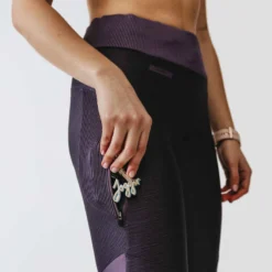 Kalenji Legging Long Running Respirant Femme - Dry+ Feel Violet 18 Kalenji Legging Long Running Respirant Femme - Dry+ Feel Violet -Sportmania collant running run dry feel noir femme 5