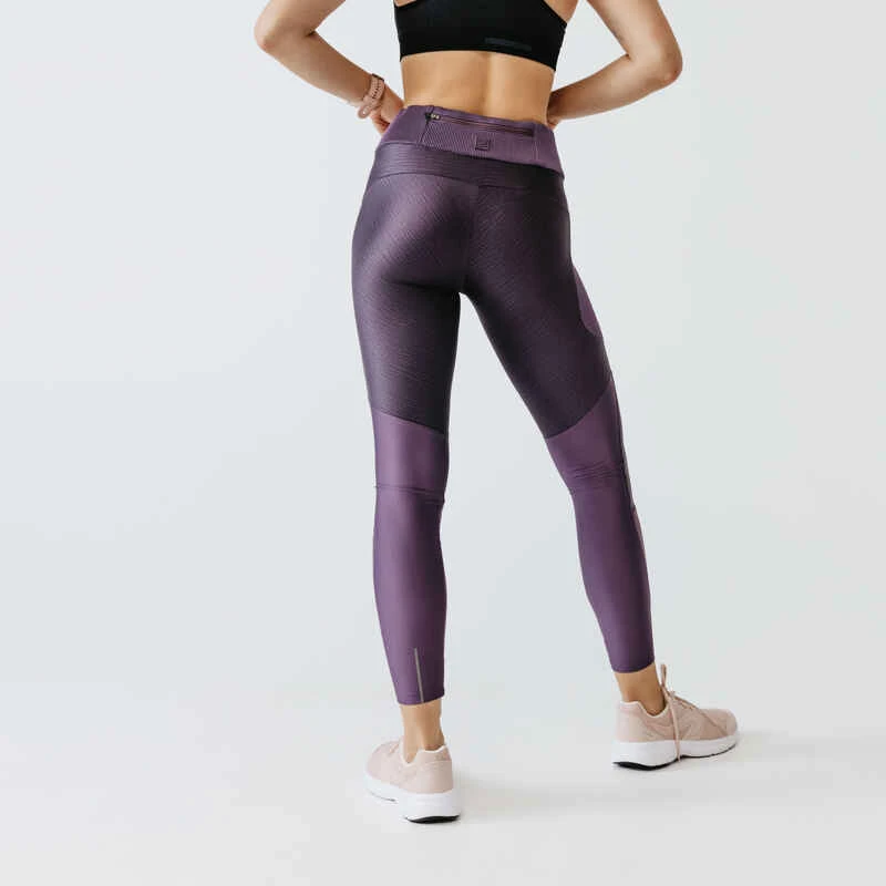 Kalenji Legging Long Running Respirant Femme - Dry+ Feel Violet 7 Kalenji Legging Long Running Respirant Femme - Dry+ Feel Violet – Image 7