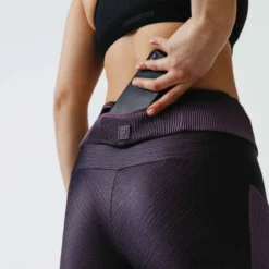 Kalenji Legging Long Running Respirant Femme - Dry+ Feel Violet 20 Kalenji Legging Long Running Respirant Femme - Dry+ Feel Violet -Sportmania collant running run dry feel noir femme 7