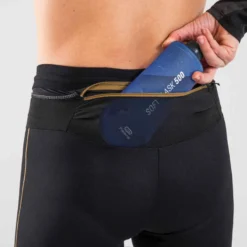 LEGGING DE TRAIL RUNNING LONG FEMME EMBOSS NOIR BRONZE 18 LEGGING DE TRAIL RUNNING LONG FEMME EMBOSS NOIR BRONZE -Sportmania collant trail running femme noir emboss 6