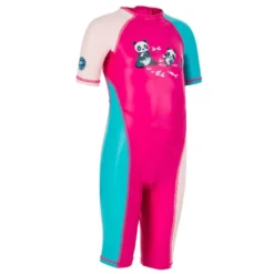 Sportmania 50 Combinaison Anti UV Bébé Kloupi Rose Imprimé PANDA