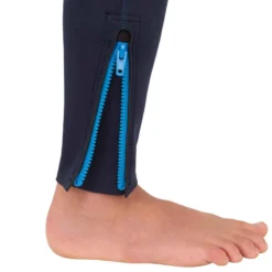 Combinaison Surf Enfant Néoprène 2/2mm 100 Back Zip Bleu Marine -Sportmania combinaison integrale 100 2slash2 junior navy 8