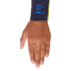 Combinaison SURF ENFANT Néoprène 4/3mm 100 Back Zip Bleu Vert -Sportmania combinaison integrale 100 4slash3 junior 6