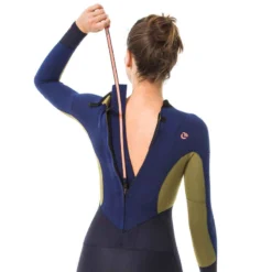 Combinaison SURF Femme Néoprène 3/2mm 500 Back Zip Bleu Marine 11 Combinaison SURF Femme Néoprène 3/2mm 500 Back Zip Bleu Marine -Sportmania combinaison integrale femme 3slash2 500 back zip 3