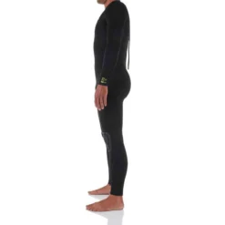 Combinaison SURF Homme Néoprène 4/3mm 100 Back Zip Noir -Sportmania combinaison surf 100 neoprene 4slash3 mm homme noire 2