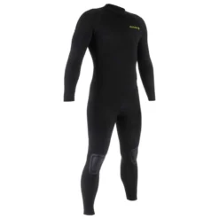 Combinaison SURF Homme Néoprène 4/3mm 100 Back Zip Noir