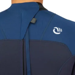 Combinaison Surf Shorty Homme Néoprène Manches Courtes 500 Bleu -Sportmania combinaison surf shorty 500 stretch neoprene 2mm homme bleu gris 2