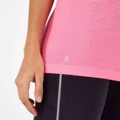 CORSAIRE RUNNING FEMME RESPIRANT KIPRUN CARE NOIR ROSE -Sportmania corsaire running femme respirant kiprun care noir corail clair 4