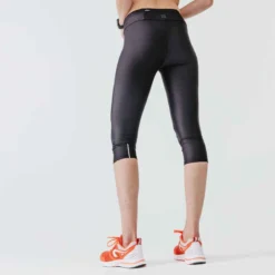 Kalenji Legging Court Running Femme - Dry Noir -Sportmania corsaire running run dry noir femme 5