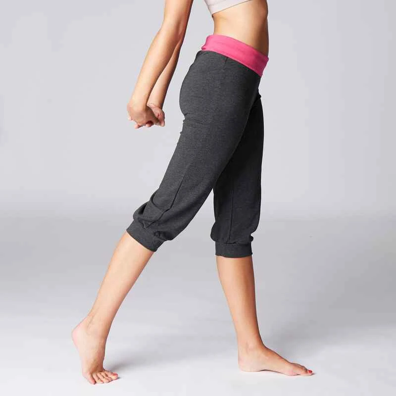CORSAIRE YOGA DOUX FEMME COTON ISSU DE L'AGRICULTURE BIOLOGIQUE GRIS / ROSE 3 CORSAIRE YOGA DOUX FEMME COTON ISSU DE L'AGRICULTURE BIOLOGIQUE GRIS / ROSE – Image 3