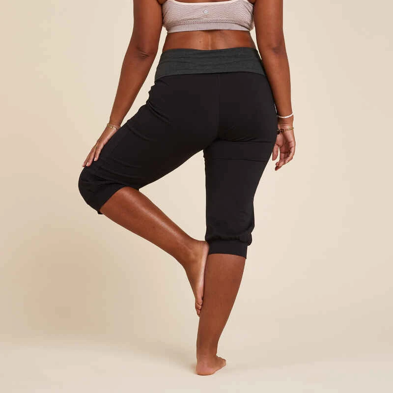 CORSAIRE COTON YOGA FEMME ECO-CONCU NOIR / GRIS 4 CORSAIRE COTON YOGA FEMME ECO-CONCU NOIR / GRIS – Image 4