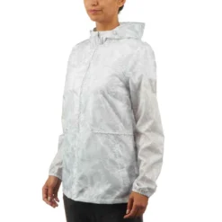Quechua Veste Coupe Vent Et Déperlante De Randonnée - Raincut Full Zip - Femme -Sportmania coupe pluie de randonnee nature nh100 raincut full zip femme 3