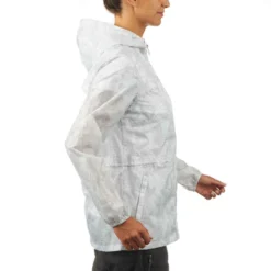 Quechua Veste Coupe Vent Et Déperlante De Randonnée - Raincut Full Zip - Femme -Sportmania coupe pluie de randonnee nature nh100 raincut full zip femme 5