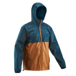 Quechua Coupe-pluie De Randonnée Nature - NH100 Raincut Full Zip - Homme