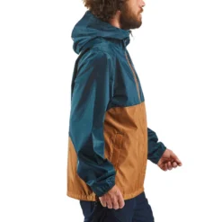 Quechua Coupe-pluie De Randonnée Nature - NH100 Raincut Full Zip - Homme -Sportmania coupe pluie de randonnee nature nh100 raincut full zip homme 3