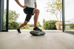 COUSSIN D'EQUILIBRE BACKMOBILITY MODULABLE TEXTILE GRIS -Sportmania coussin d equilibre backmobility modulable textile gris 3