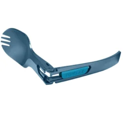 Couvert Pliant Plastique (fourchette / Cuillère) - MT500 -Sportmania couvert pliant trekking fourchette slash cuillere trek 500 plastique bleu 2