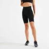 Cycliste Taille Haute Fitness Cardio Femme Noir