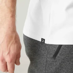 Débardeur Fitness Homme Col Rond Droit Coton - 500 Blanc -Sportmania debardeur 500 homme noir 4