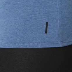 Débardeur Fitness Femme Dos En X Slim Coton - 500 Bleu D'orage -Sportmania debardeur gym femme 500 rose pale chine 5