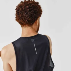 Kalenji Débardeur Running Respirant Homme - Dry Noir -Sportmania debardeur running homme respirant kalenji dry noir 5