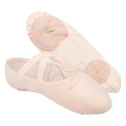 Demi-pointes Danse Classique Bi-semelles En Toile Stretch Saumon Tailles 28-40 -Sportmania demi pointes danse classique bi semelles en toile stretch saumon tailles 28 40 3