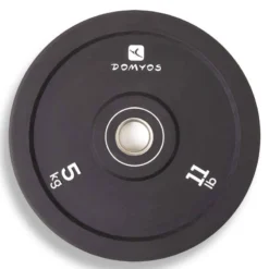 Sportmania 3 Disque Bumper D'haltérophilie 5 Kg, Diamètre Intérieur 50 Mm